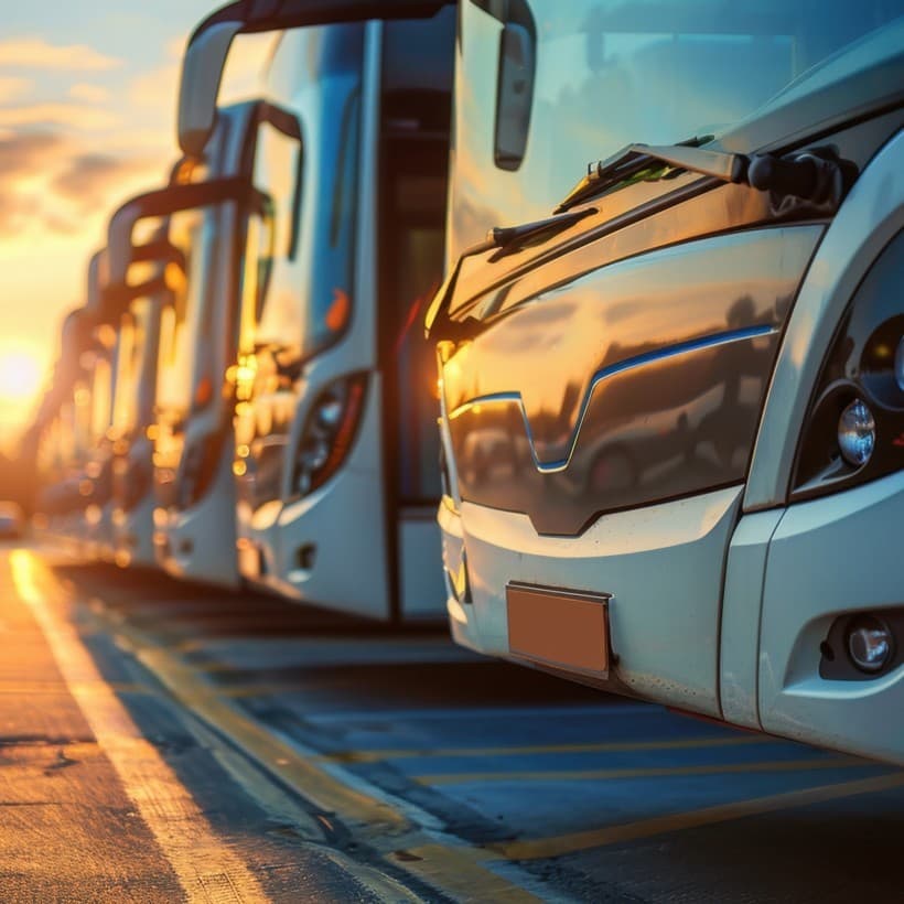 Flota de Autocares J. Ruibal en Pontevedra